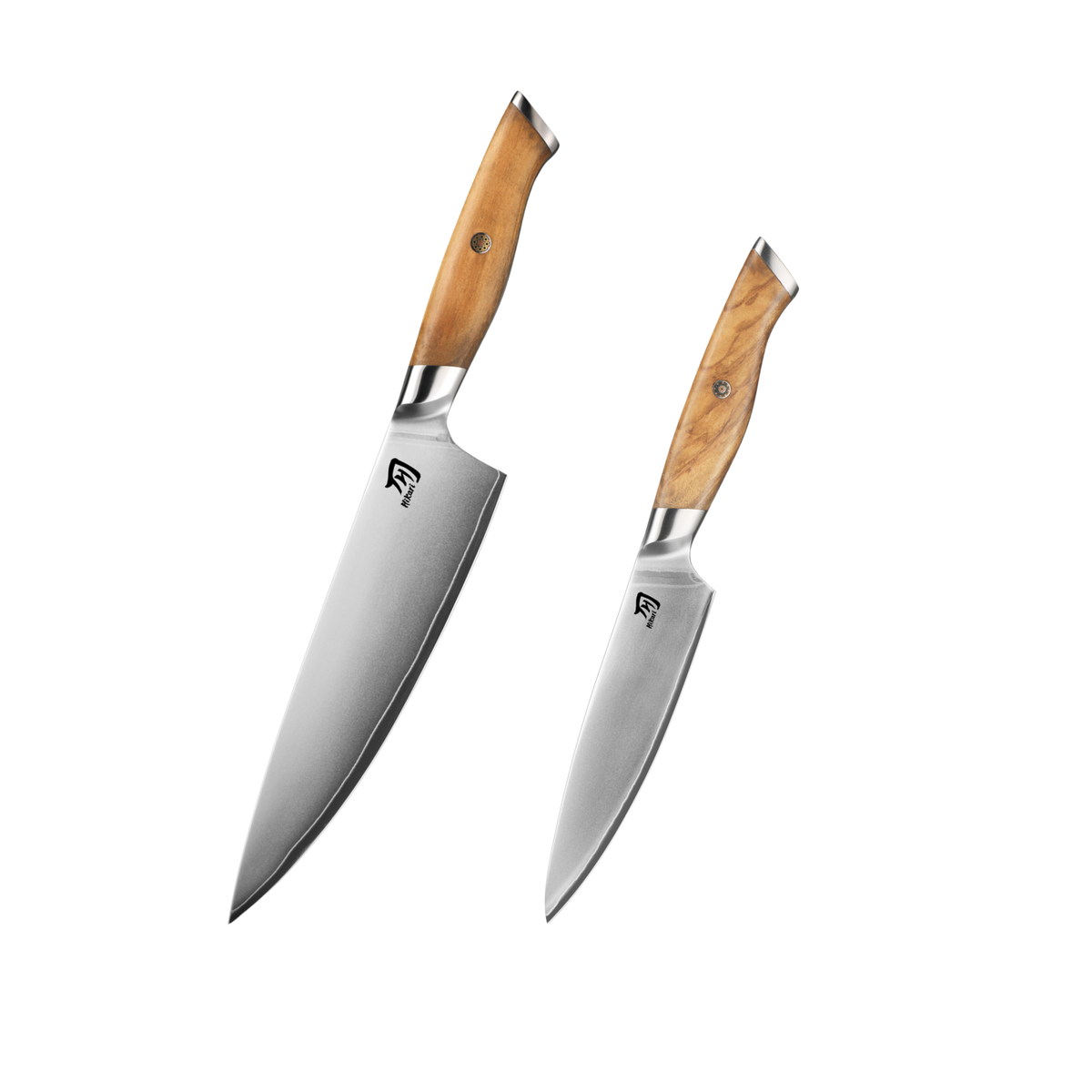 Hikari VG-10 Messer-Set mit Koch- und Petty-Messer, Olivenholz H371